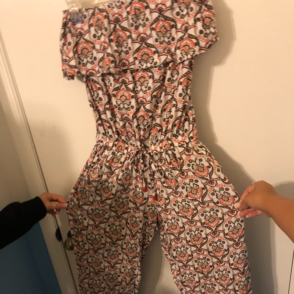 strapless jumpsuit